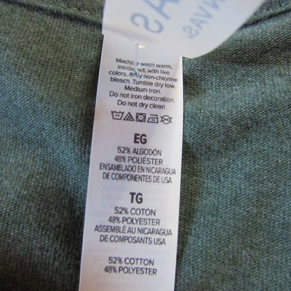 NWOT Bella Canvas Graphic "Ranchy" Collage Short Sleeve T-Shirt - Olive - Picture 3 of 4